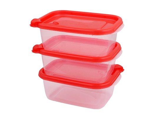 Контейнер БЫТПЛАСТ 17142/11538 Комплект 3шт 0.6л